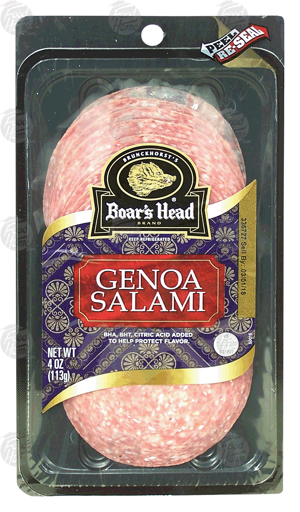 Boar's Head  genoa salami, sliced Full-Size Picture